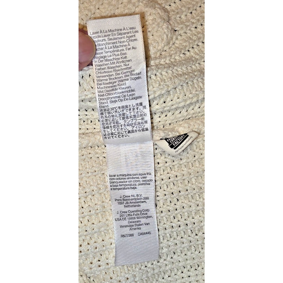 Madewell Textural-Stitch Chunky Knit V-Neck Cardigan Sweater Medium Button Up - Picture 9 of 11